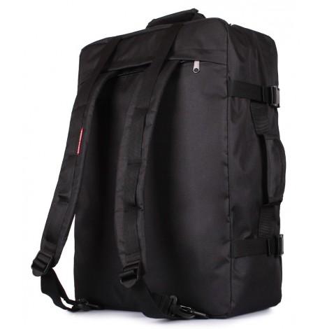 Рюкзак-сумка для ручної поклажі PoolParty Cabin (чорний) - МАУ