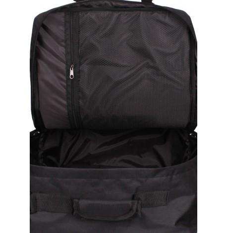 Рюкзак-сумка для ручної поклажі PoolParty Cabin (чорний) - МАУ