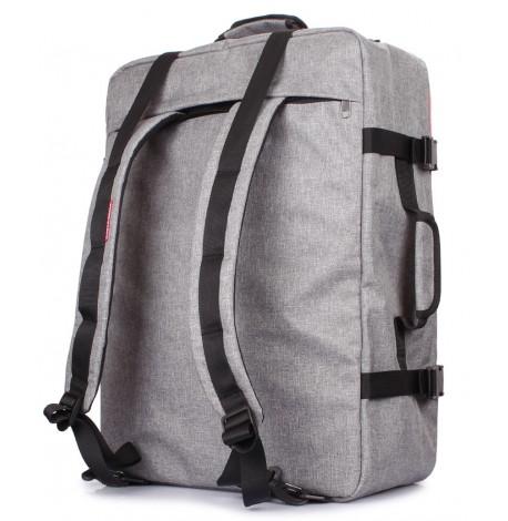 Рюкзак-сумка для ручної поклажі PoolParty Cabin (темно-сірий-помаранчевий) - МАУ