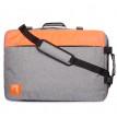 Рюкзак-сумка для ручної поклажі PoolParty Cabin (темно-сірий-помаранчевий) - МАУ