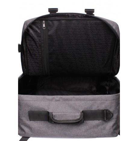 Рюкзак-сумка для ручної поклажі PoolParty Cabin (темно-сірий-помаранчевий) - МАУ