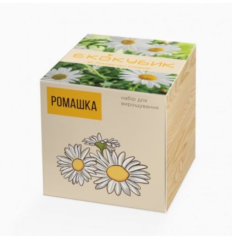 Экокуб для выращивания растений "Ромашка"