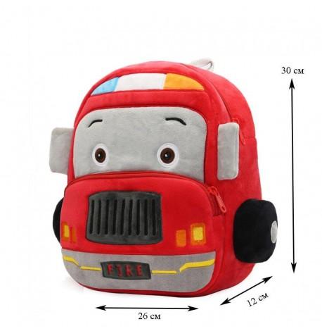 Дитячий рюкзак Car (червоний)