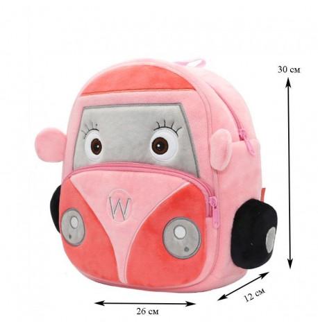 Детский рюкзак Car (розовый)