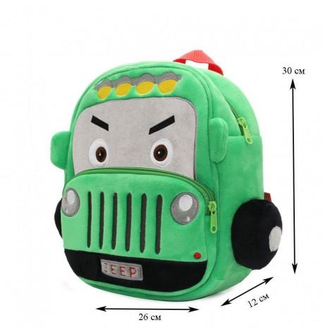 Детский рюкзак Car (зеленый)