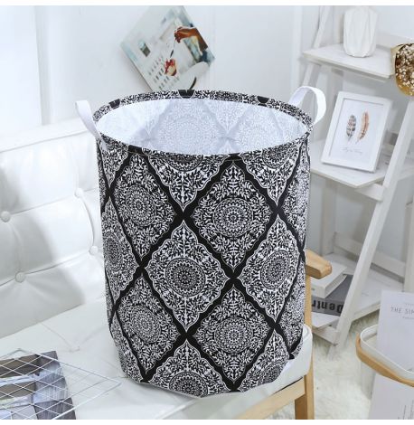 Кошик для іграшок, білизни "Чорно-білий орнамент"