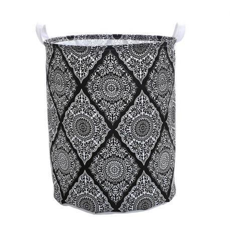 Кошик для іграшок, білизни "Чорно-білий орнамент"