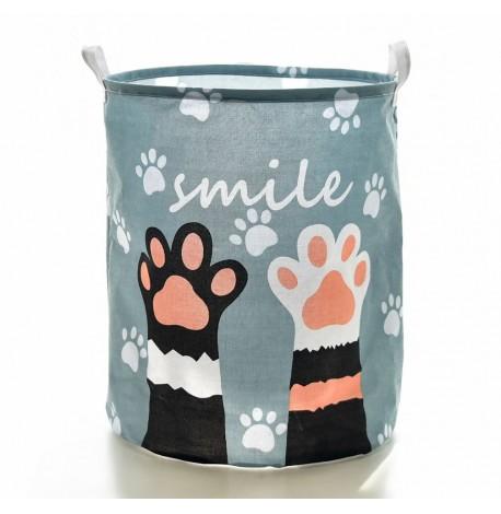 Кошик для іграшок, білизни "Пухнасті лапки"