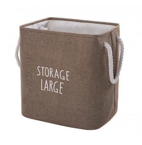 Кошик для іграшок, білизни "Великий склад" (коричневий)