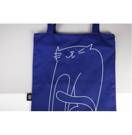 Сумка з саржі з Котиком