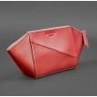 Косметичка из натуральной кожи (красная) кожа Krast