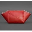 Косметичка из натуральной кожи (красная) кожа Krast