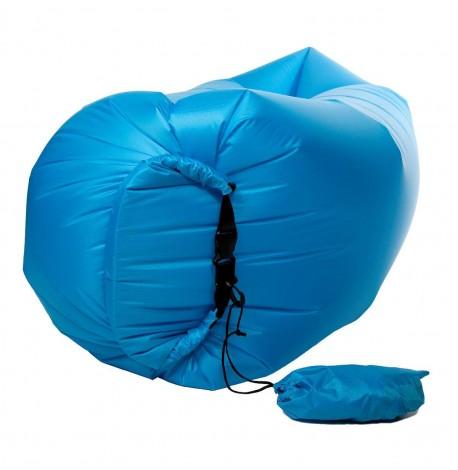 Бескамерный надувной шезлонг-лежак RipStop 2.0 (голубой)