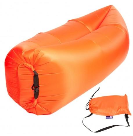 Бескамерный надувной шезлонг-лежак RipStop 2.0 (оранжевый)
