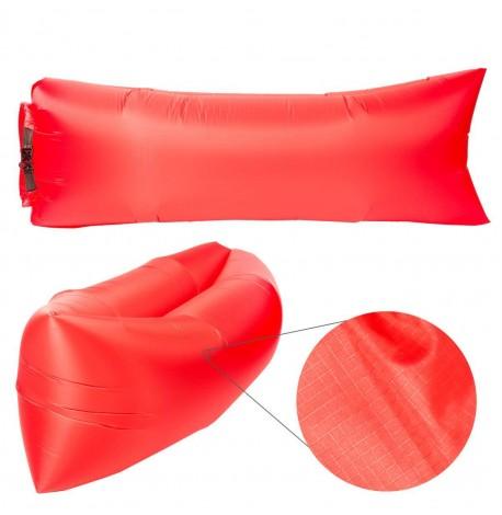 Бескамерный надувной шезлонг-лежак RipStop 2.0 (красный)
