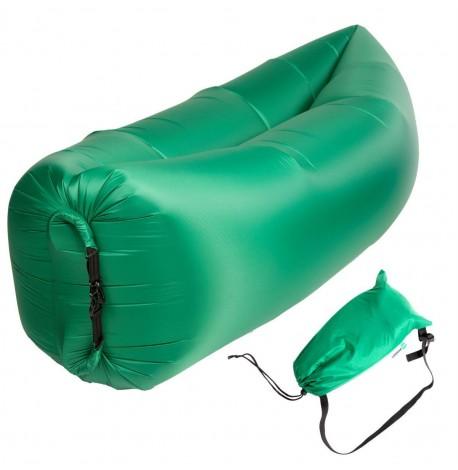 Бескамерный надувной шезлонг-лежак RipStop 2.0 (зеленый)