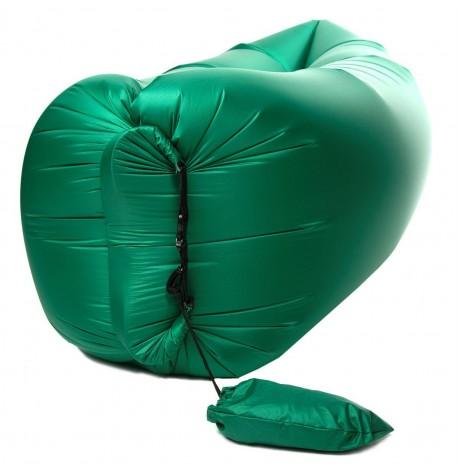 Бескамерный надувной шезлонг-лежак RipStop 2.0 (зеленый)