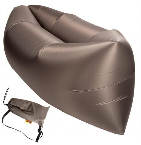 Бескамерный надувной шезлонг-лежак RipStop 2.0 (хаки)