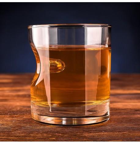 Стакан для виски с пулей 9 мм