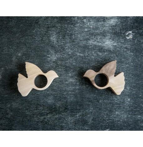 Кольца для салфеток "Голуби"