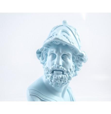 Гипсовый Бюст "Перикл" (голубой), 32,5 см