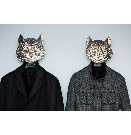 Настенная вешалка-крючок "Кот"