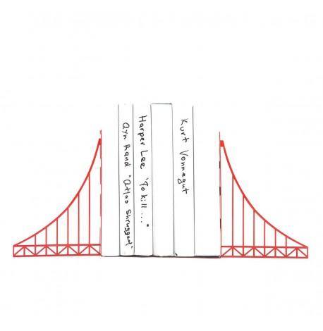 Упоры для книг «Мост Золотые ворота» (красные)