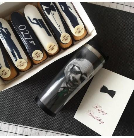 Термокружка "Панда в пиджаке" (380 мл)