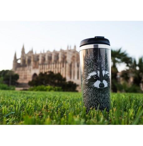 Термокружка "Енот" (380 мл)