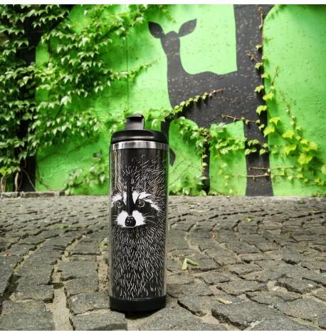 Термокружка "Енот" (380 мл)