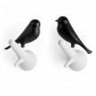 Настінні гачки для одягу Hook Sparrow Qualy (білий-чорний)