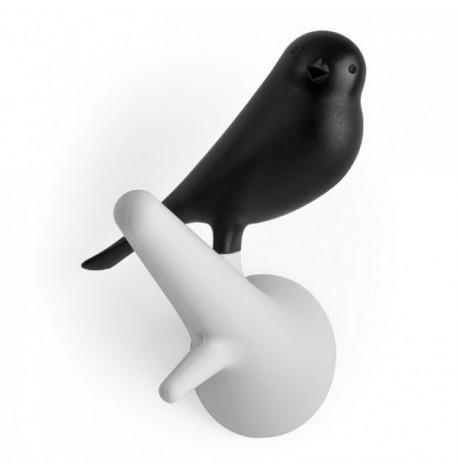 Настінні гачки для одягу Hook Sparrow Qualy (білий-чорний)