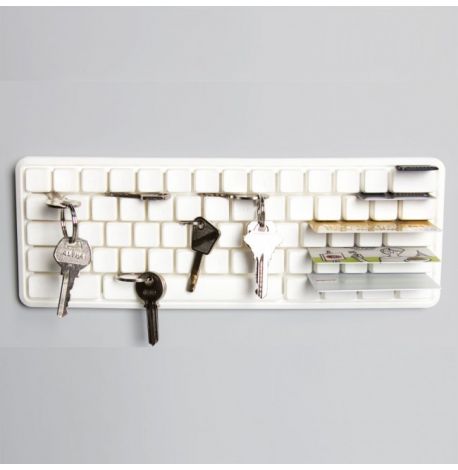 Ключница-органайзер Keys Board Qualy (белая)