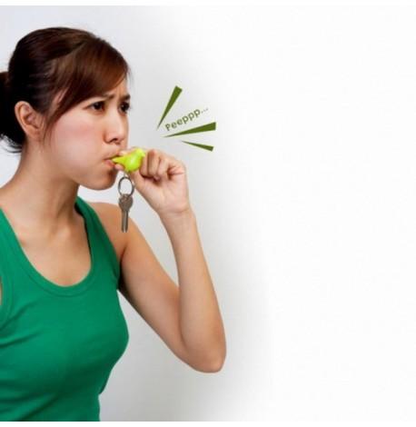 Ключница настенная и брелок для ключей Sparrow Qualy (белый-черный)