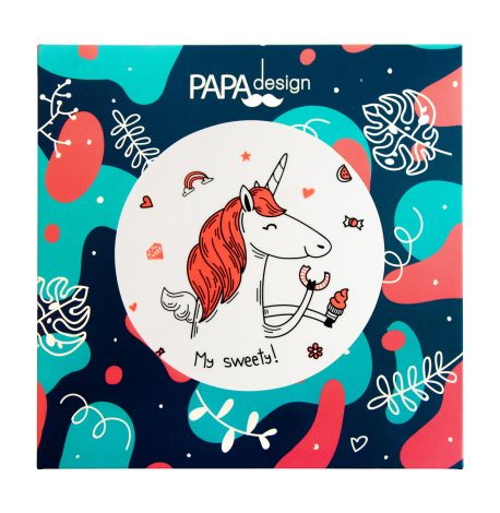 Тарілка з єдинорогом My sweety