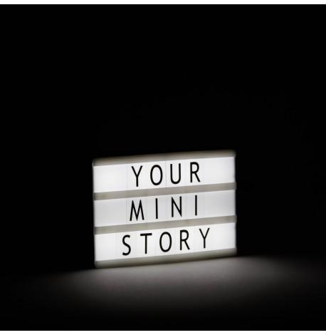 Світильник лайтбокс з буквами Mini LEDR А6 (рожевий)