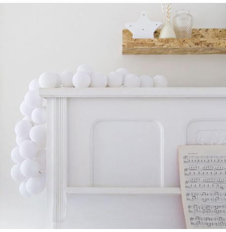 Тайська гірлянда White (35 кульок) петля від мережі