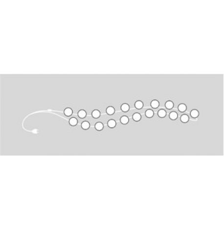 Тайська гірлянда White (35 кульок) петля від мережі