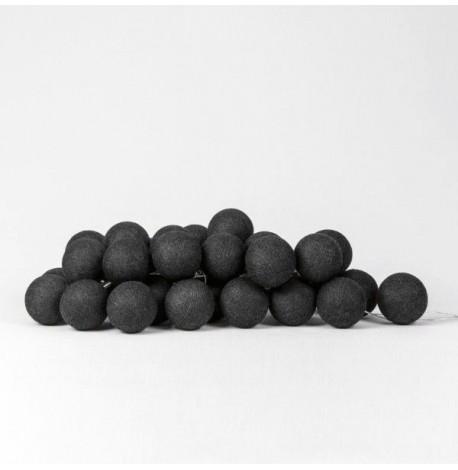 Тайская гирлянда Black (35 шариков) петля от сети