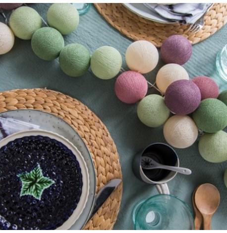 Тайская гирлянда Forest Fruit (20 шариков) петля от сети