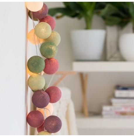 Тайская LED-гирлянда Forest Fruit (35 шариков) линия от USB