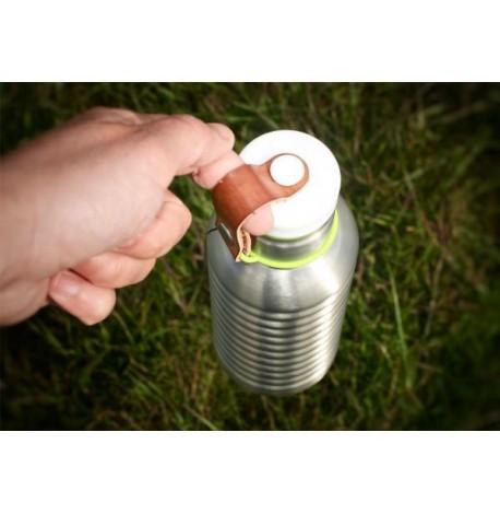 Термо фляга стальная малая Black+Blum 500 мл (сталь-зеленый)