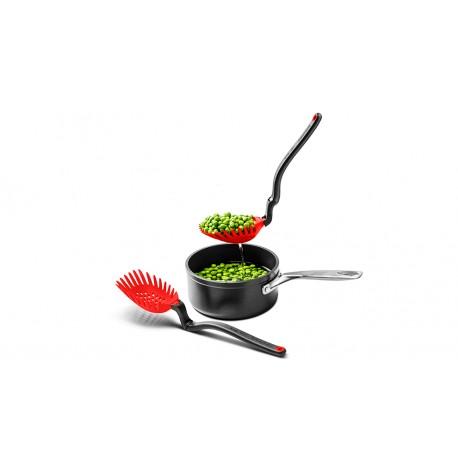 Кухонная ложка-шумовка Holey Spadle Dreamfarm (красная)