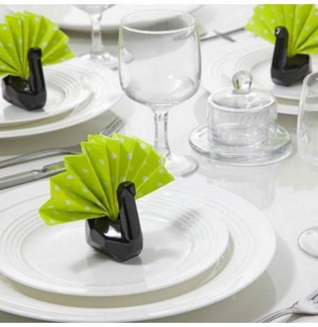 Набор держателей для салфеток Swans Peleg Design (черные)