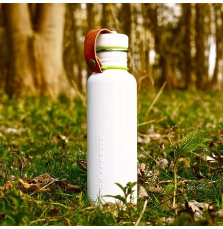 Бутылка для воды стальная Black+Blum (750 мл) белая