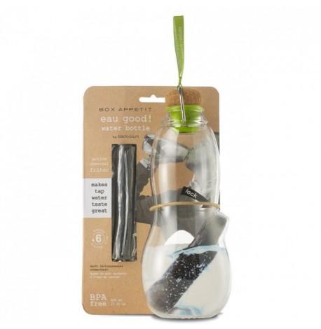 Пляшка для води Eau Good Black + Blum (800 мл) зелена