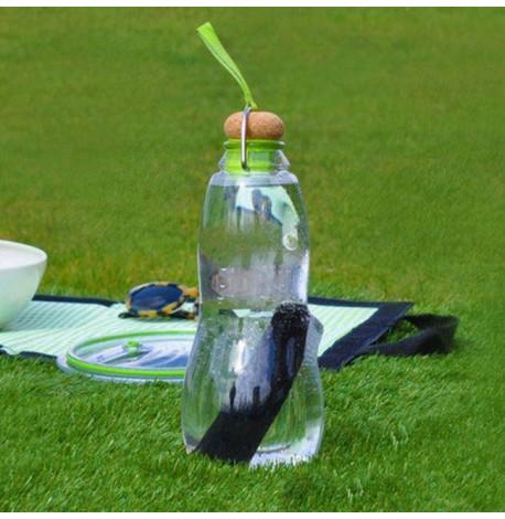 Пляшка для води Eau Good Black + Blum (800 мл) зелена