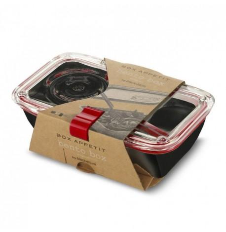 Ланч бокс прямоугольный Bento Box Black+Blum (черный-красный)