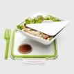 Ланч бокс квадратний Box Appetit Black + Blum (білий-зелений)