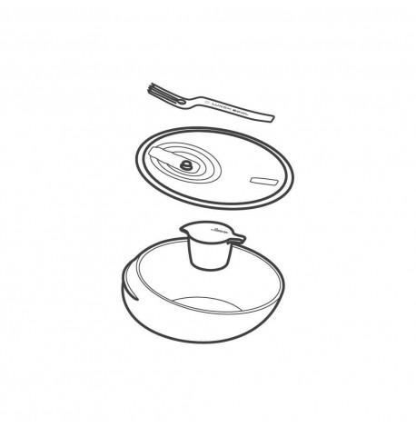 Ланч бокс круглый Lunch Bowl Black+Blum